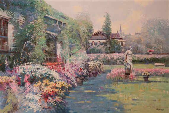 Garden Statue by Ming Feng