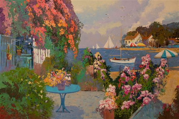 Summer Garden by the Sea