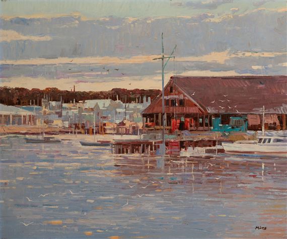New England Marina Morning