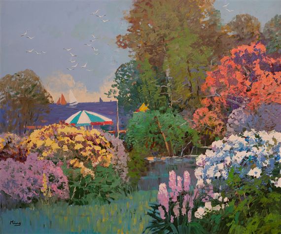 Summer Garden by the Sea