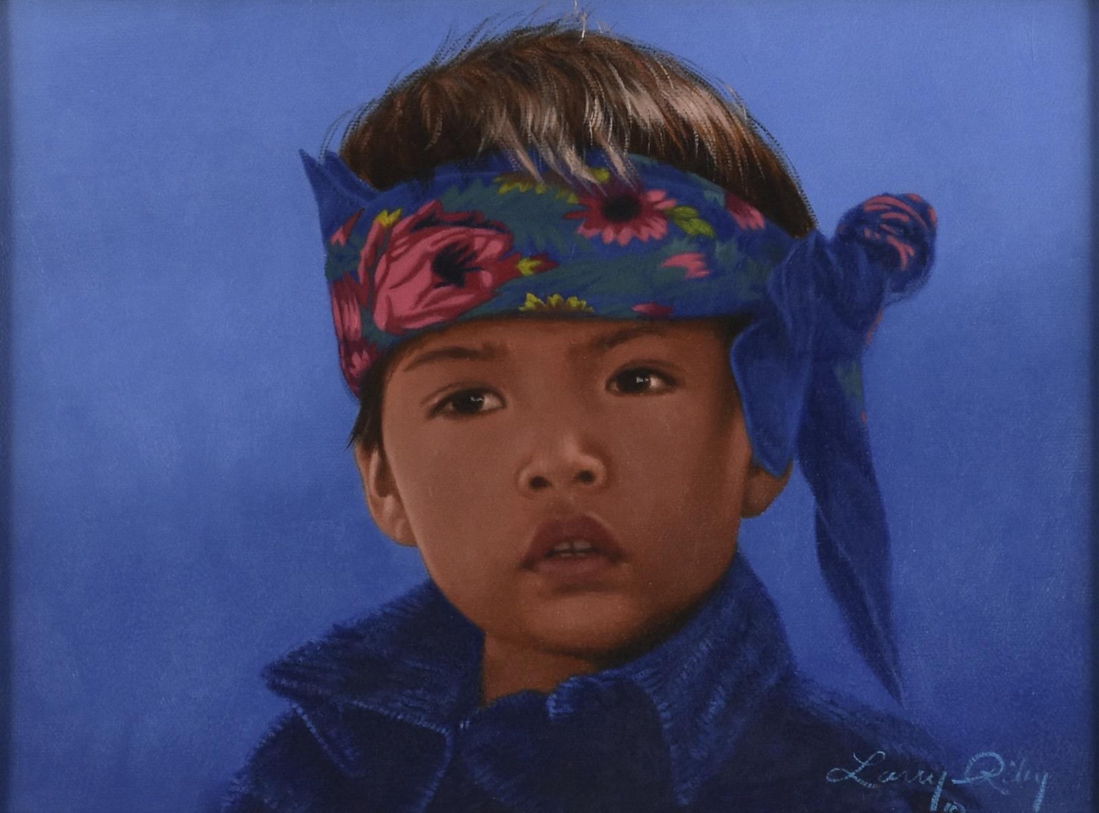 Larry Riley | Navajo boy | MutualArt