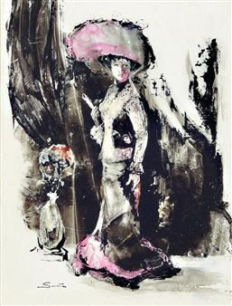Two works: Untitled - Lajos Sebök