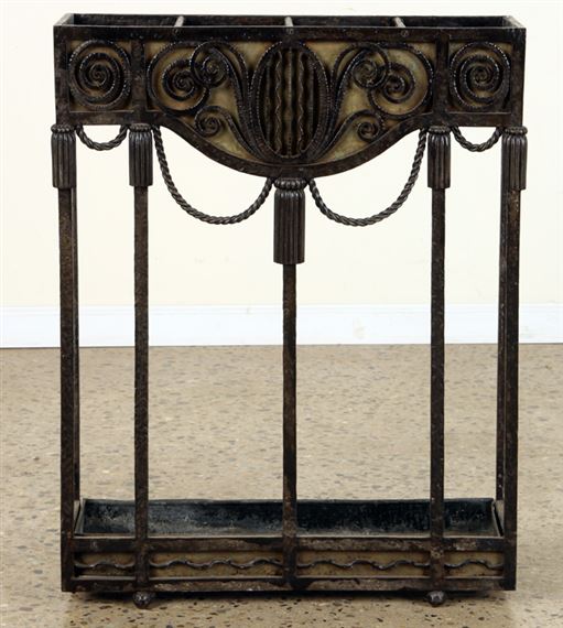 wrought iron umbrella stand