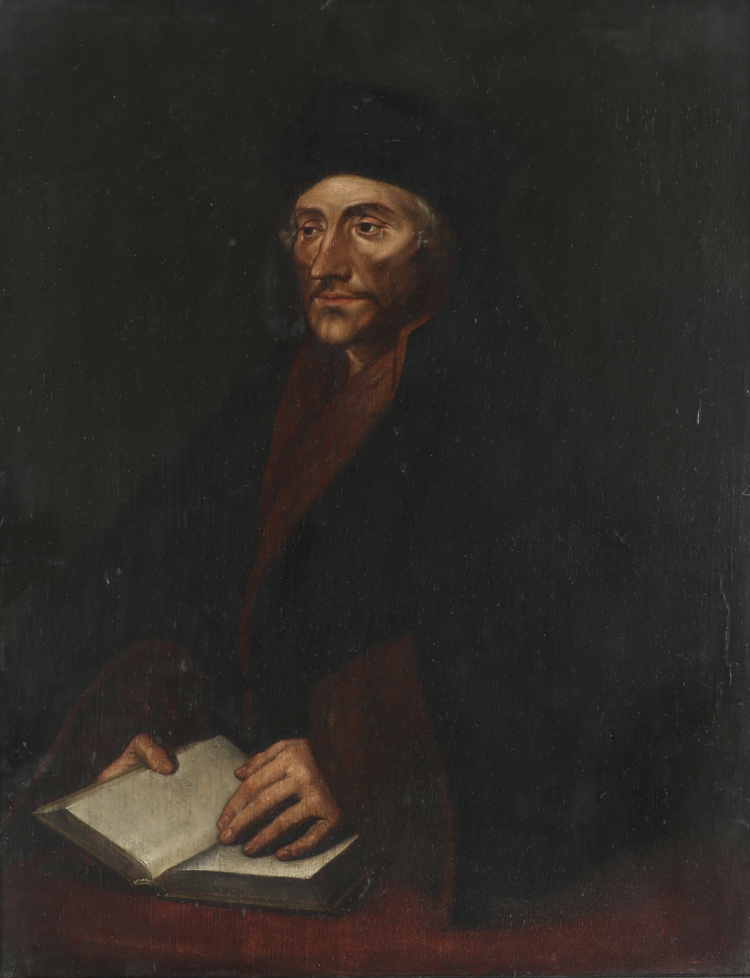 Hans Holbein the Younger | Portrait of Desiderius Erasmus of Rotterdam ...