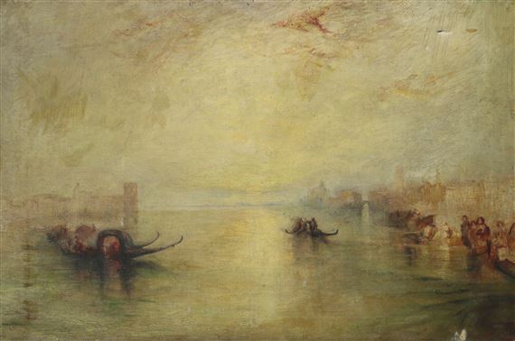 St Benedetto, looking towards Fusina by Joseph Mallord William Turner