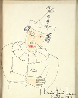 Federico GarcíaLorca | Self-portrait in New York (1929 - 1931 ...