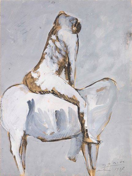 Marino Marini | Cavallo e cavaliere (1944) | MutualArt