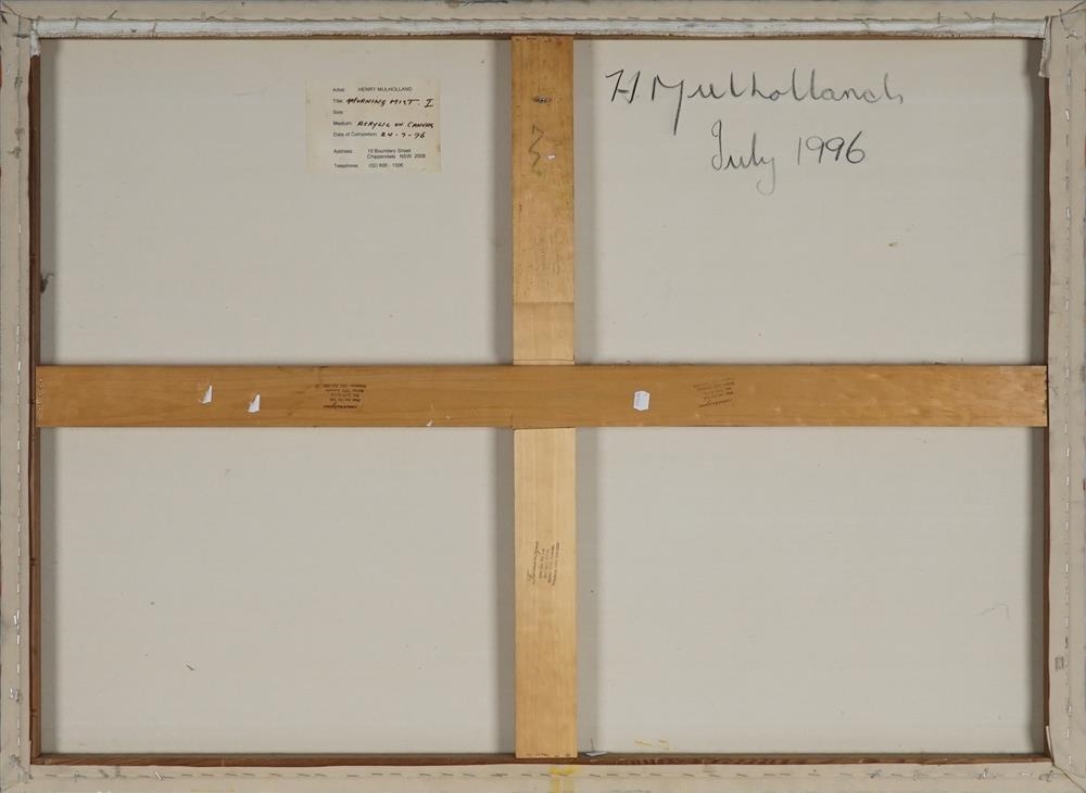 Artwork by Henry Mulholland, Morning Mist I, Made of acrylic on canvas