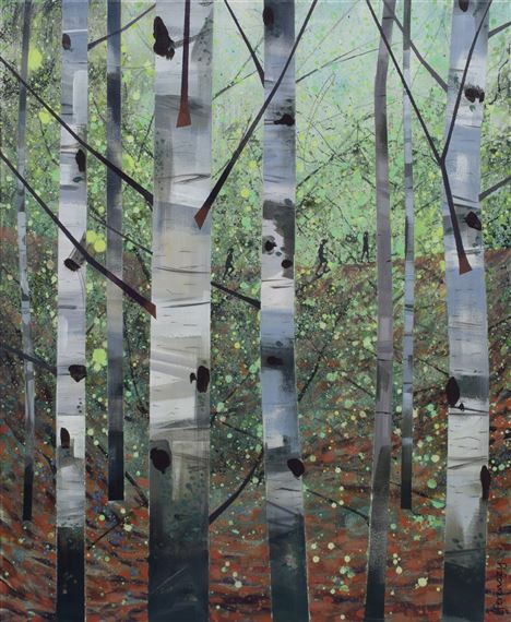 The Bluebell Pickers by Nicholas Ferenczy