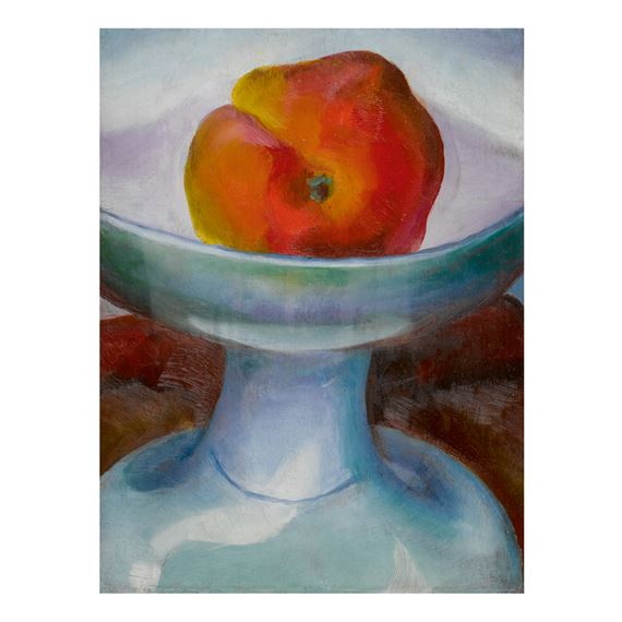 UNTITLED (APPLE AND WHITE DISH)
