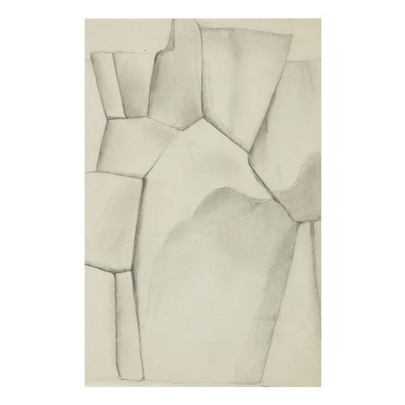 UNTITLED (SACSAYHUAMAN) by Georgia O'Keeffe, Executed in 1956