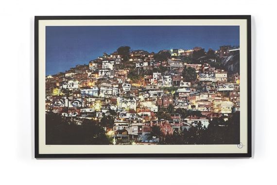 
Women Are Heroes  Action in the Favela Morro da Providencia, Night  by JR, 2012