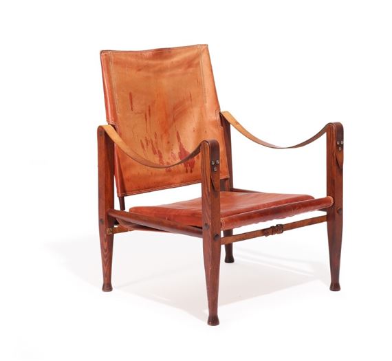 Kaare Klint Safari Chair 1933, Leather Safari Chair