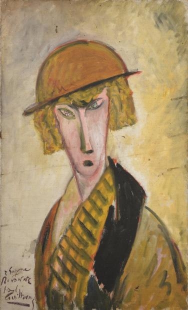 Artwork by Paul Guillaume, Portrait de Suzanne Revonne, Made of Oil on original canvas