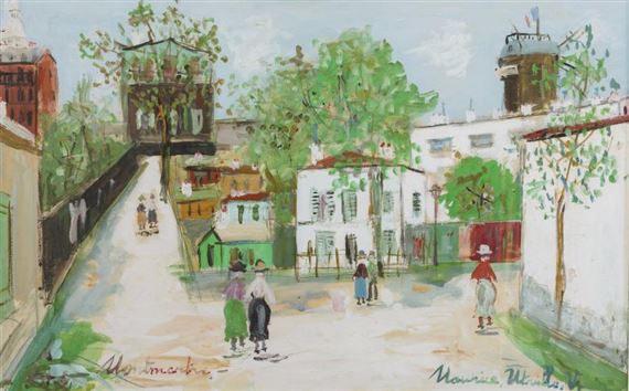 Montmartre by Maurice Utrillo, 1950