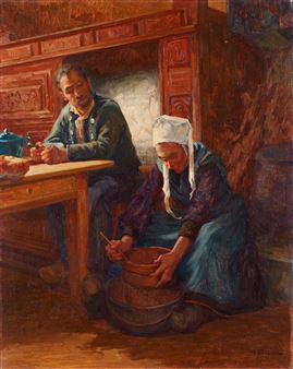 Intérieur breton - Charles Mairet