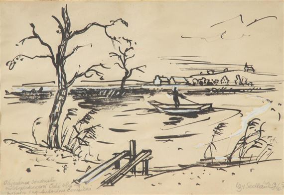 NA RYBNÍCE by Vojtěch Sedláček, 1970