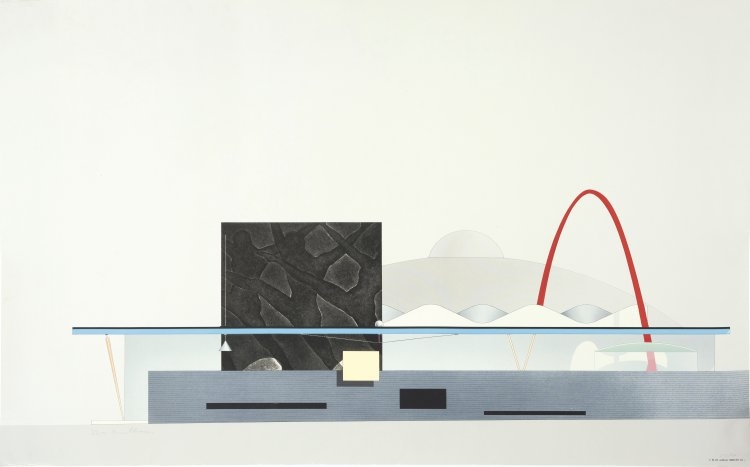 Artwork by Rem Koolhaas, 'Lucent Dansteather' poster, Made of Silkscreen on paper