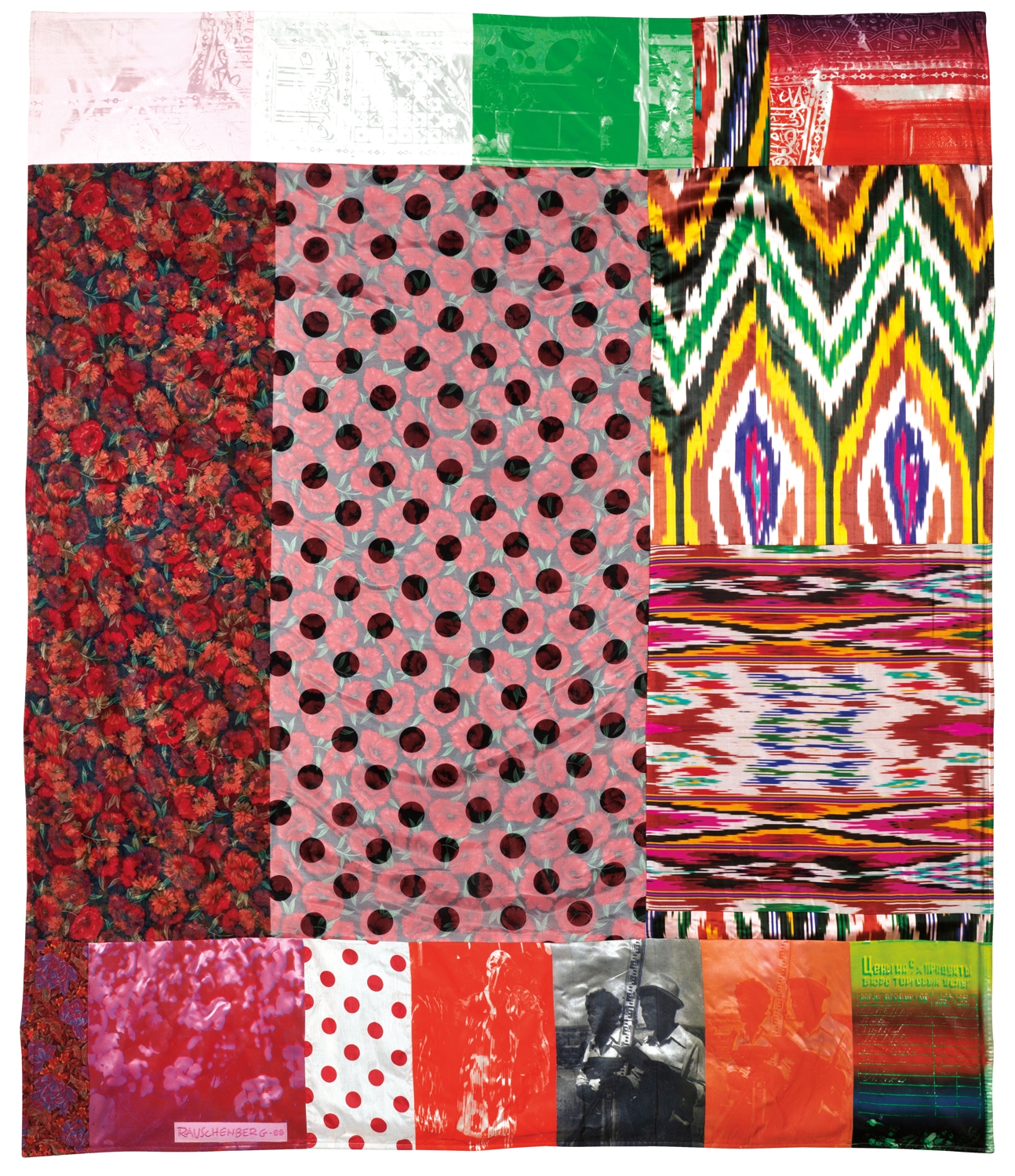 Robert Rauschenberg | Samarkand Stitches I (1988) | MutualArt