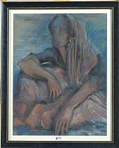 La belle orientale by Lucien Lévy-Dhurmer, 1914