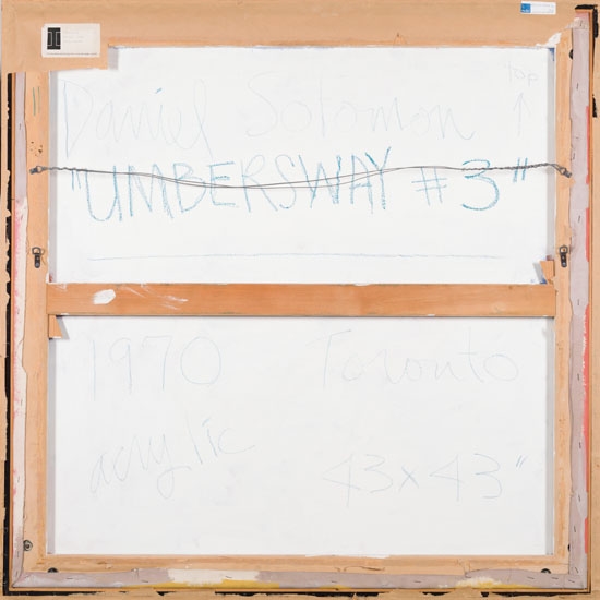 Artwork by Daniel Solomon, Umbersway #3, Made of acrylic on canvas
