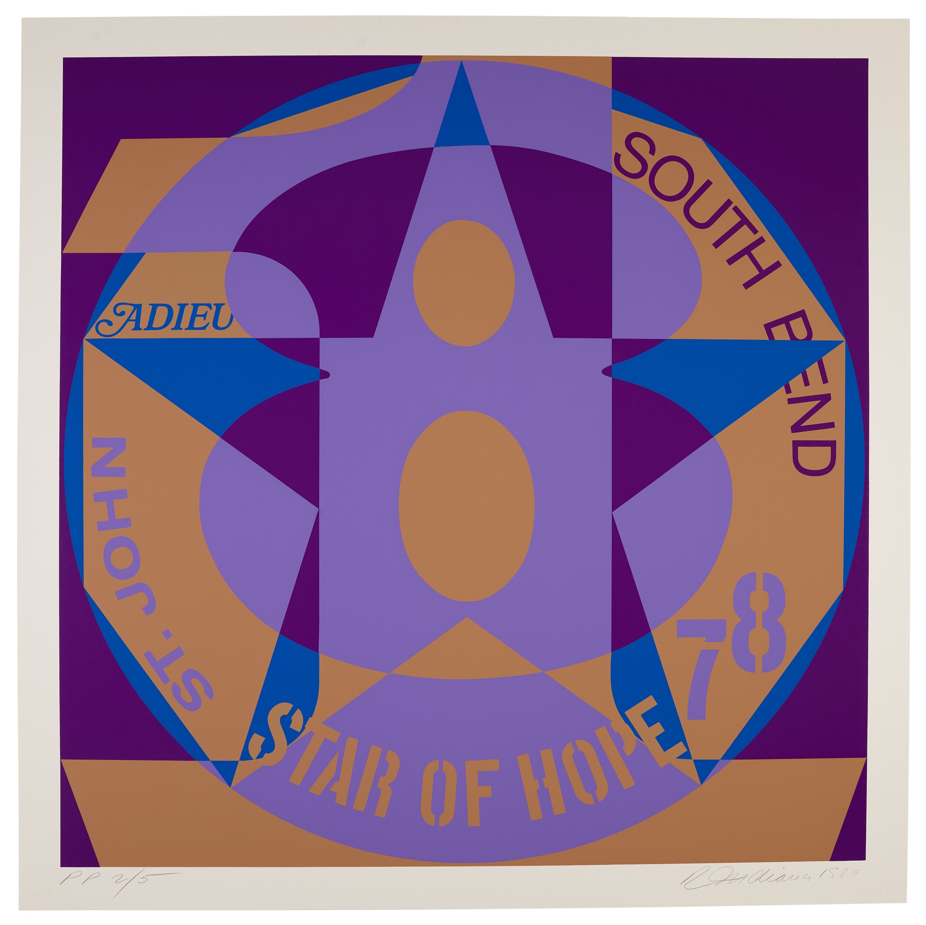 Robert Indiana | Decade: Autoportraits Vinalhaven Suite (1980) | MutualArt