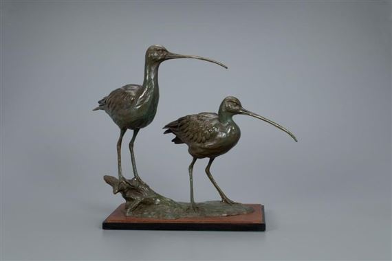 Curlew Pair by Walter Matia