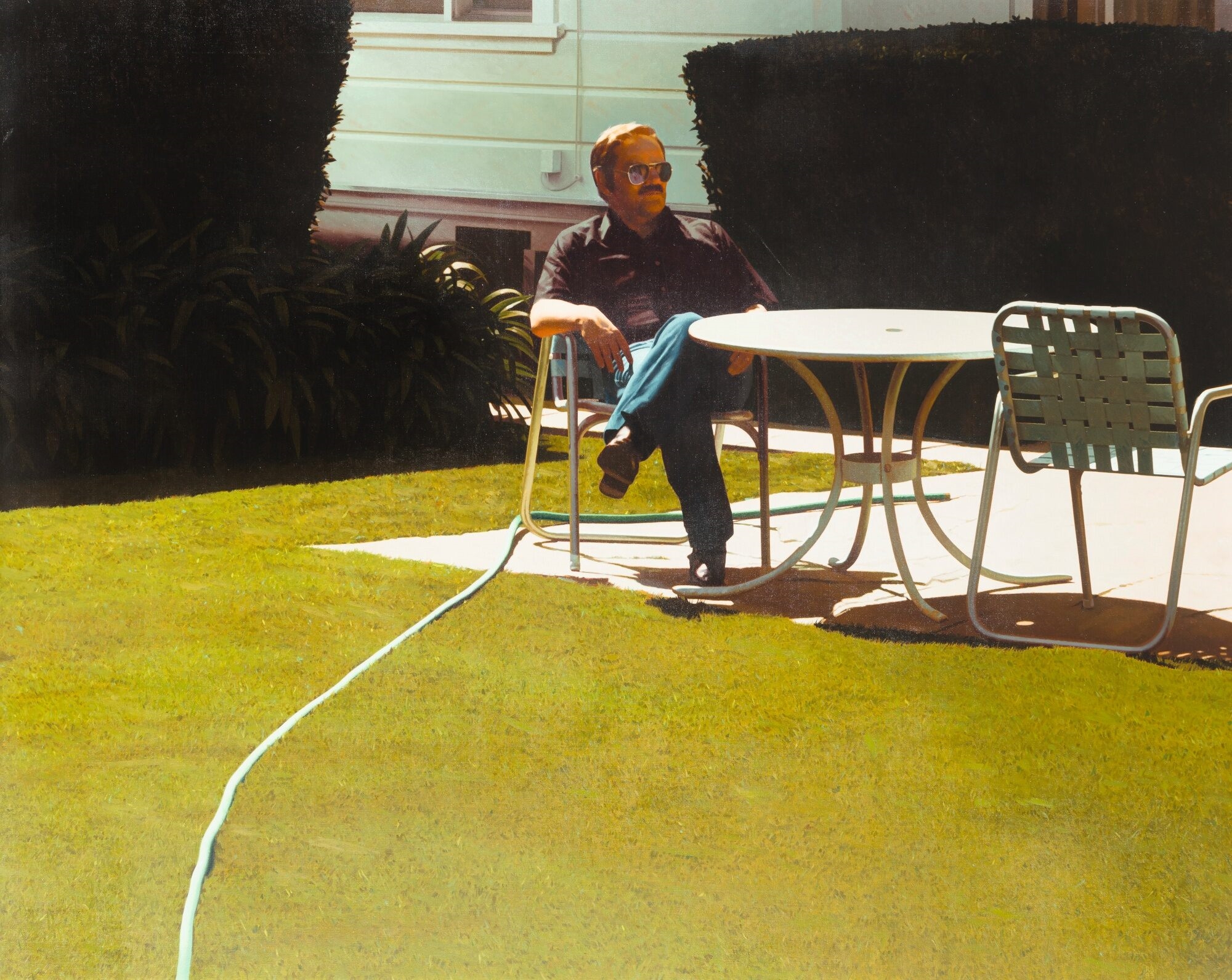 Robert Bechtle | SANTA BARBARA PATIO (1983) | MutualArt
