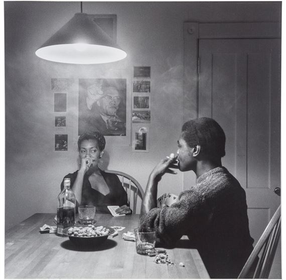 Carrie Mae Weems | UNTITLED (MAN SMOKING FROM THE KITCHEN TABLE SERIES ...