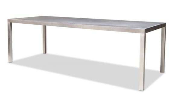 an ‘MVS T88A’ aluminium dining table by Maarten van Severen, circa2000