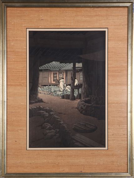 "Chosen Chiizan Senonji Temple" from the "Korean Scenes" series by Hasui Kawase