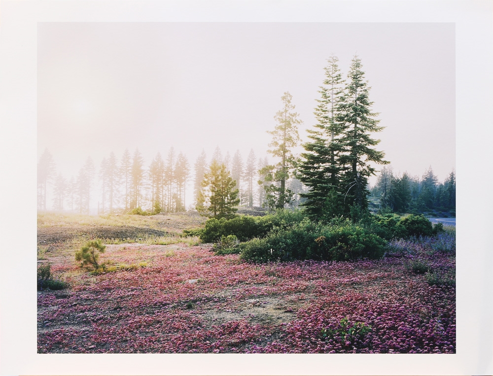 Artwork by Yong Suk Suh, "Sunset I, Made of archival pigment print, pencil