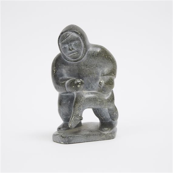 HUNTER WITH FOX - Maggie Sheeguapik