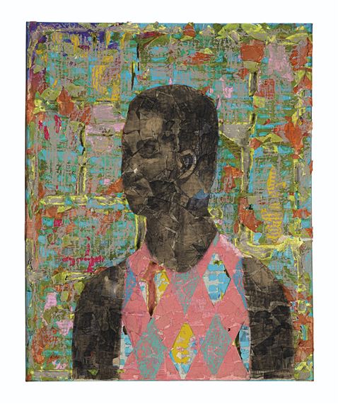 No. 93 by Derek Fordjour, 2018, Executed in 2018