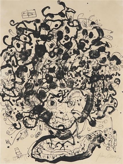 Portrait of Brett Whiteley by John Olsen, 1979