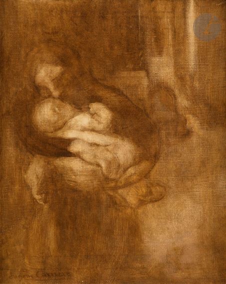 Maternité by Eugène Carrière, ca 1899