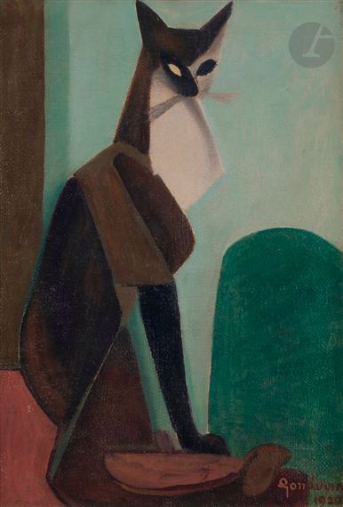 Chat by Emmanuel Gondouin, 1920