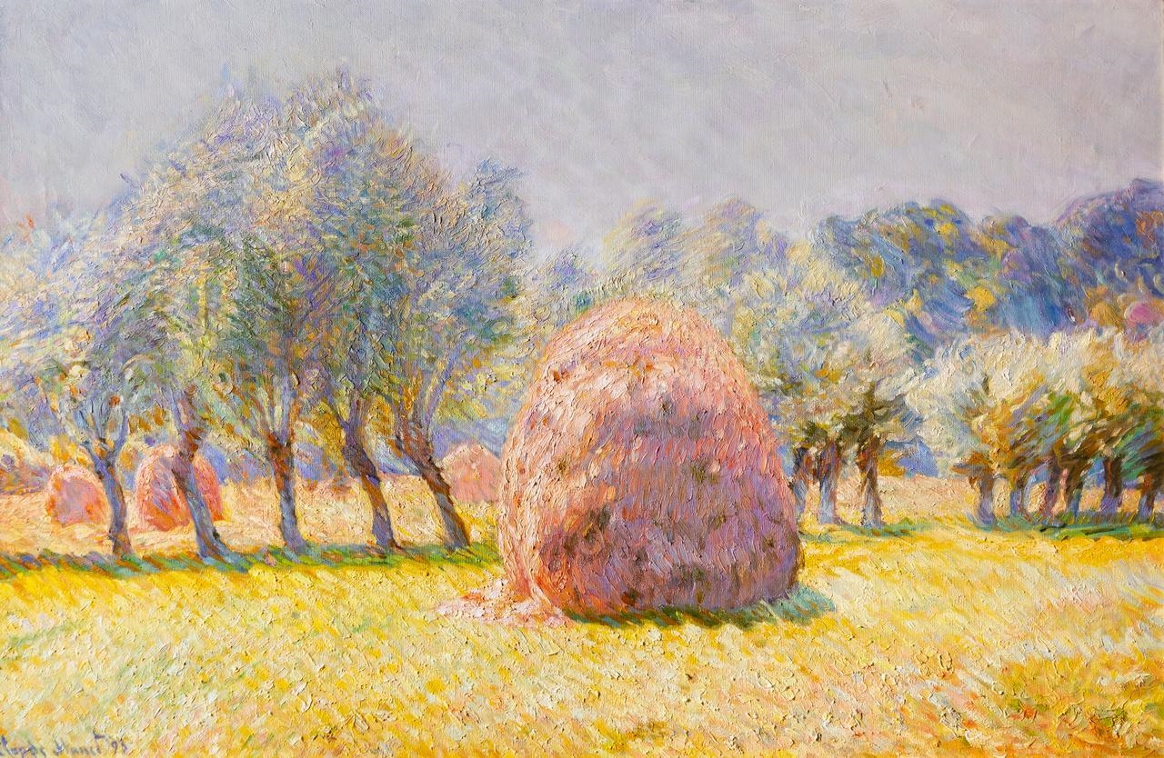 Claude Monet | A Haystack in a Field | MutualArt
