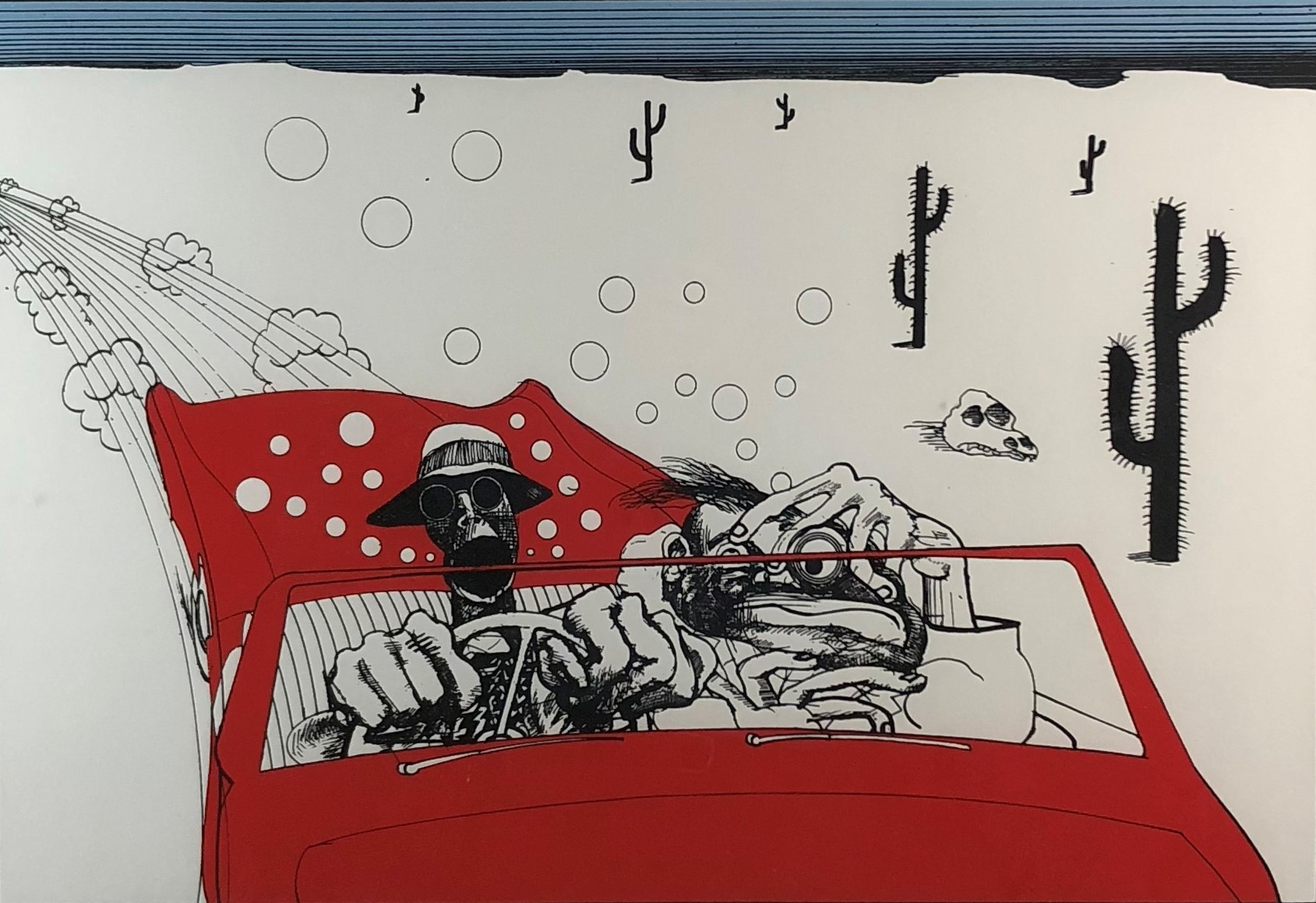 Ralph Steadman | Fear and Loathing in Las Vegas | MutualArt