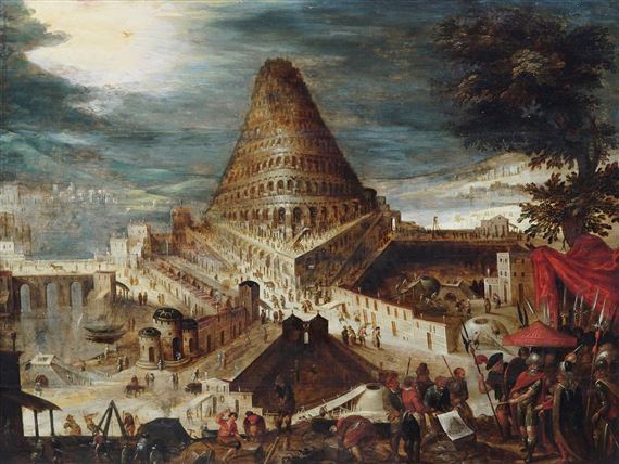 Turmbau Zu Babel Interpretation Heute Hendrik Van Cleve | Der Turmbau zu Babel (1570 - 1580) | MutualArt