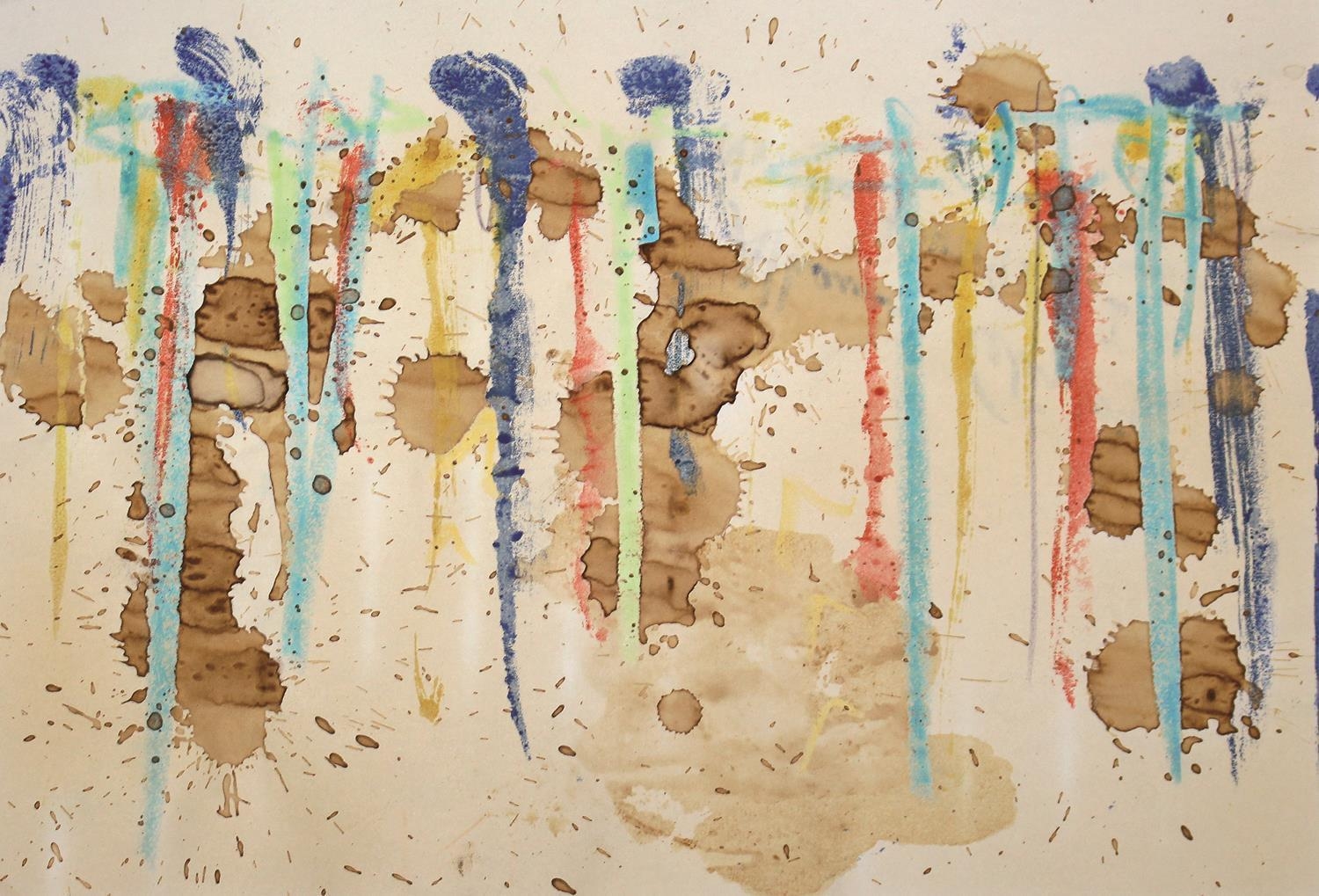 Artwork by Athanasio Celia, Nr. H-7000481-I, Made of watercolor and colored chalk on paper