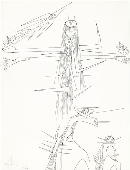 Untitled by Wifredo Lam, 1957
