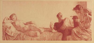 "Eva, Teufel und Sünde" by Otto Greiner, 1898