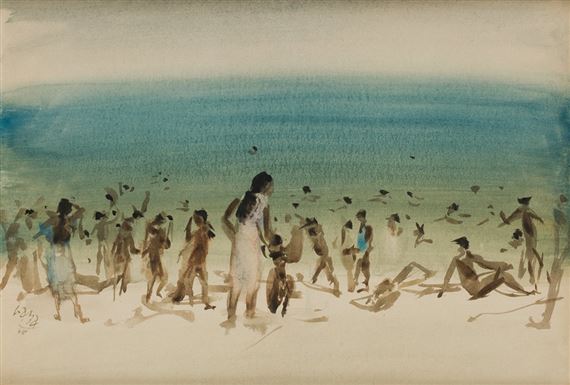 PLAYA DE MÉJICO by Ramón Gaya, 1945