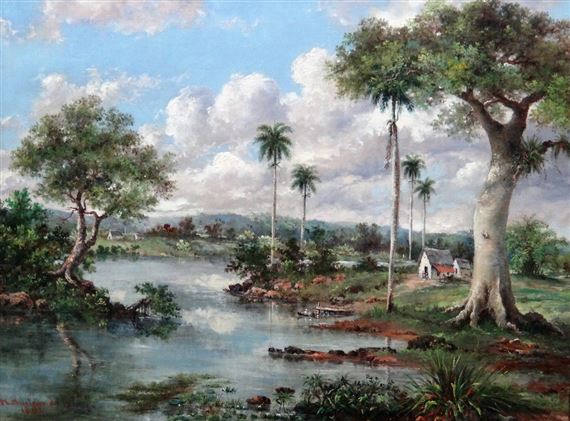 Philippe Chartrand | A Cuban landscape | MutualArt