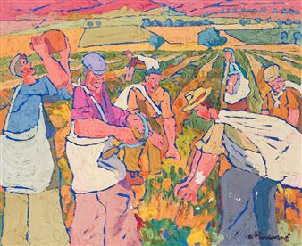 LES COUPEURS DE LAVANDE (A LA PROVENS)" - Pere Munné