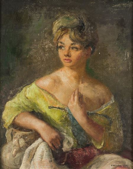 RETRATO DE SEÑORA by Amadeo Freixas Vivó