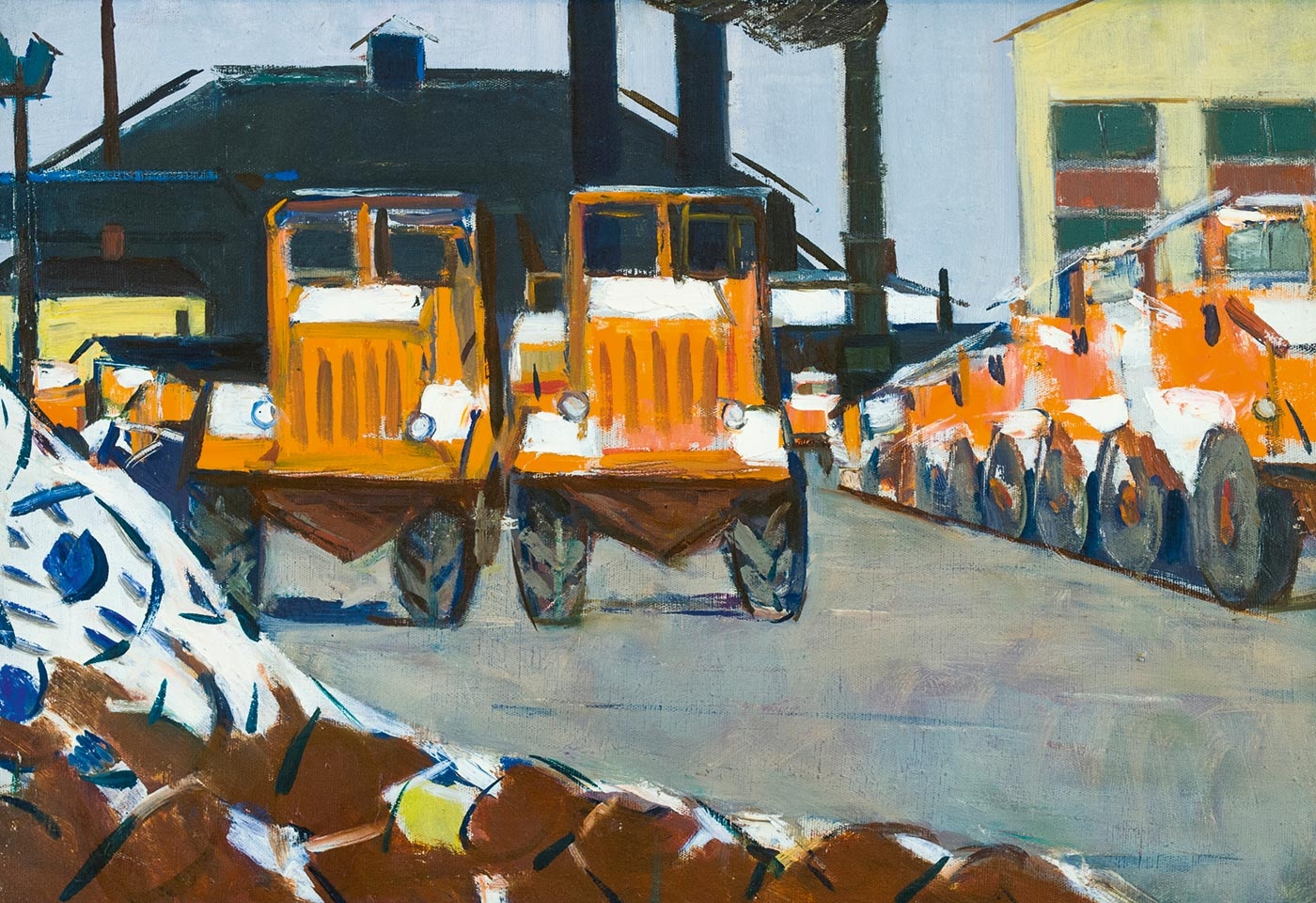Artwork by Alexandre Nikolaevitch Semenov, Kirov Tractor Plant, Made of Oil on canvas