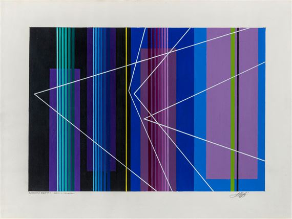 Rayonnée #241P by Juan Melé, 1988