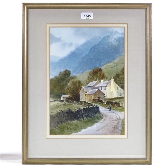 A lakeland farm by Dennis Rothwell Bailey